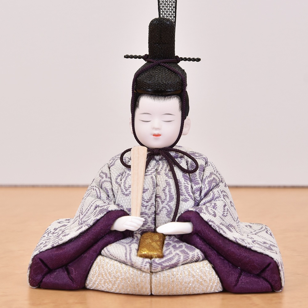 雛人形 木目込み 一秀 ひな人形 親王飾 0号 京からかみ 梅の丸