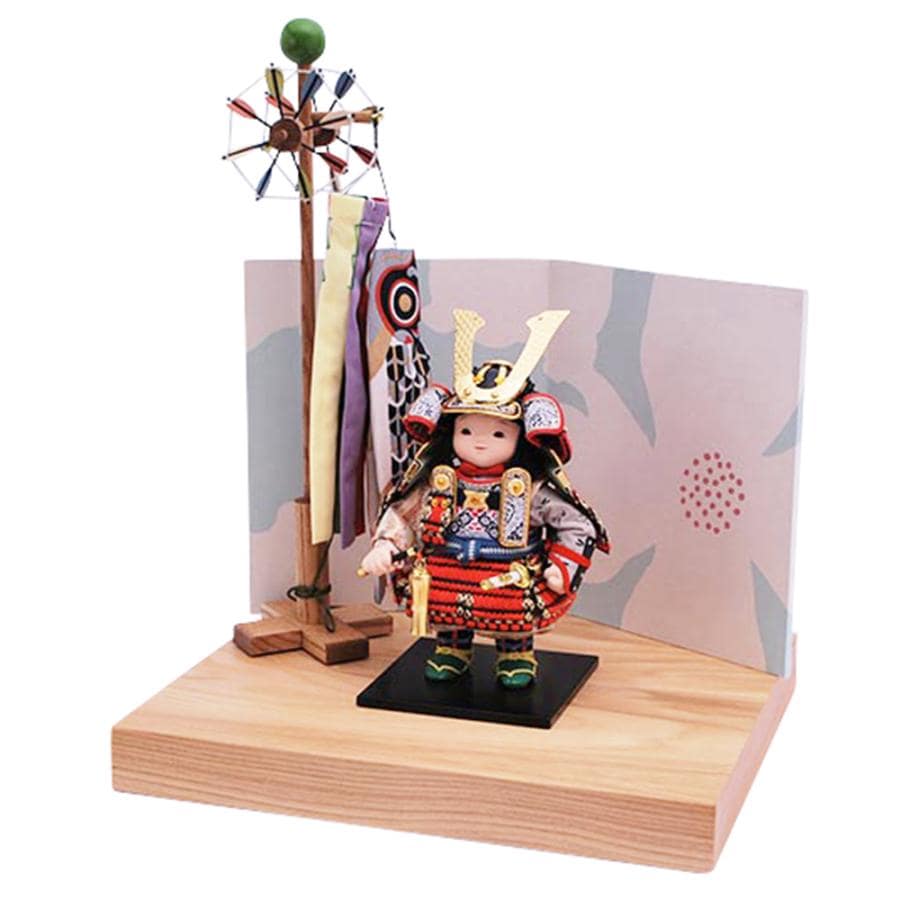 五月人形 幸一光 5月人形 お祝い 大将飾り 愛 いと 黒小札 赤糸威 かわいい かっこいい コンパクト 人形のみ 五月人形 幸一光 5月人形 お祝い 大将飾り 栓台飾り 愛 いと 黒小札 赤