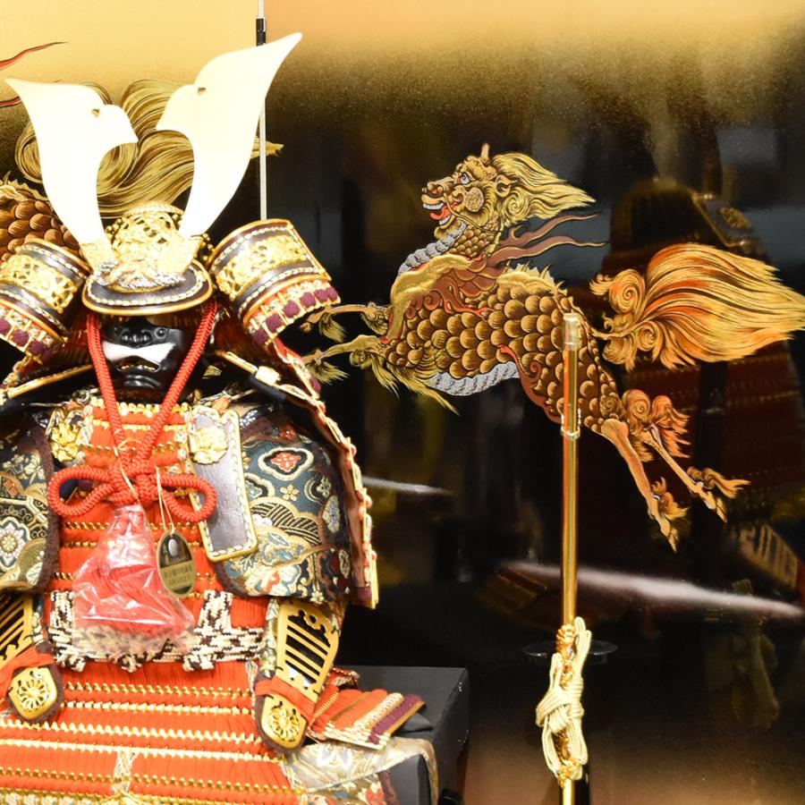 五月人形 久月作 お祝い 兜飾り 収納飾り 銘木 針桐 兜収納飾り 正絹青