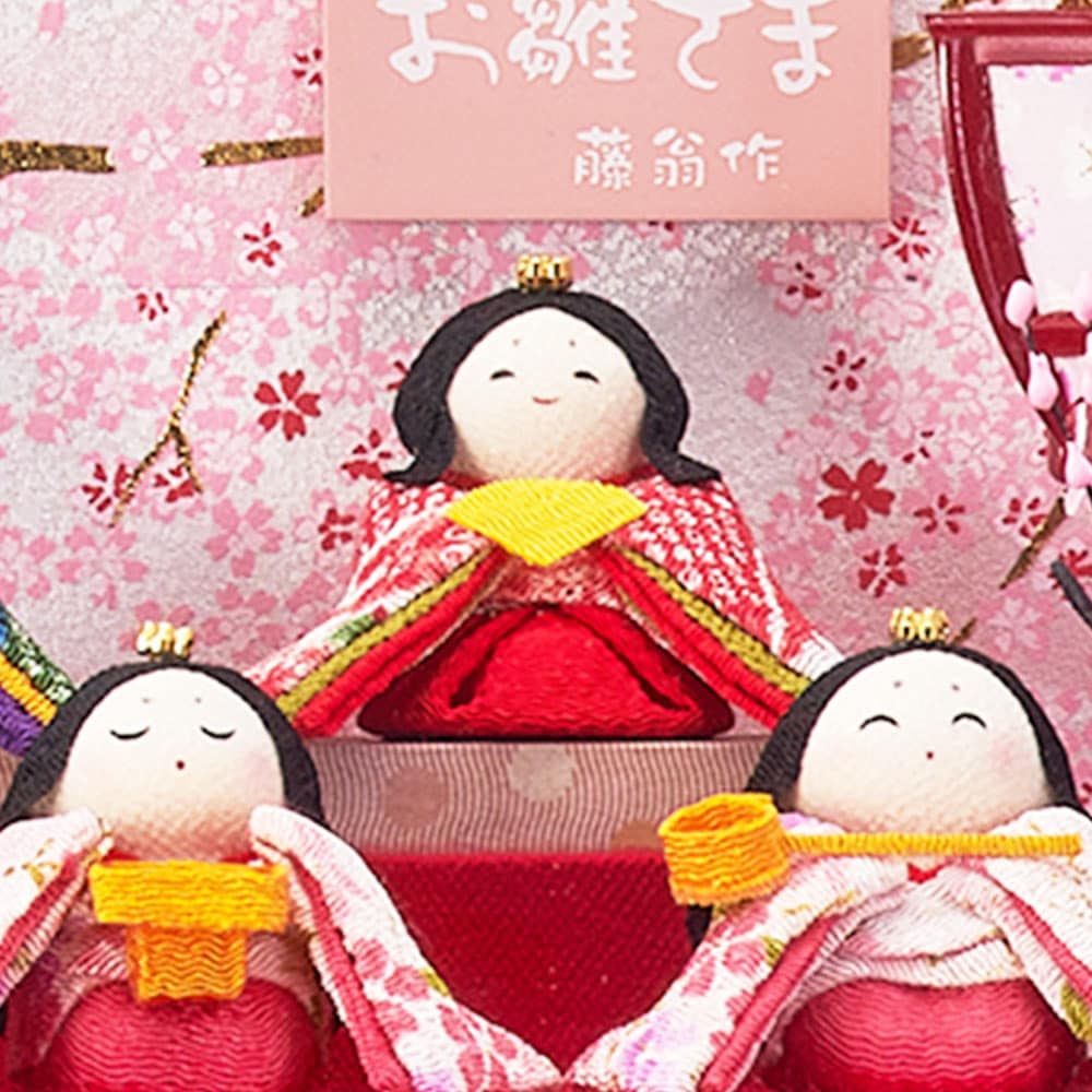 雛人形 ひな人形 お祝い ケース飾り 親王飾り 10人飾り 月の詩 ほほ笑み 白 213-1012 アクリルケース おしゃれ かわいい コンパクト 2024 雛人形 ひな人形 お祝い ケース飾り 親王飾り 10人飾り 花の詩