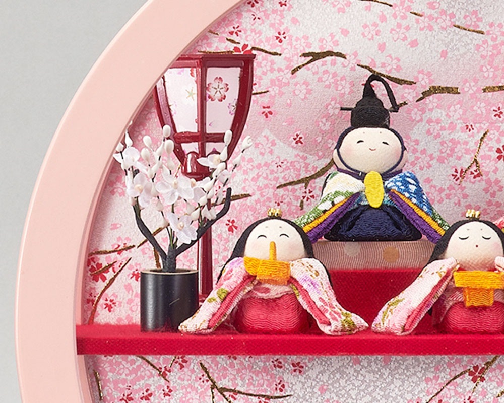雛人形 ひな人形 お祝い ケース飾り 親王飾り 10人飾り 月の詩 ほほ笑み 白 213-1012 アクリルケース おしゃれ かわいい コンパクト 2024 雛人形 ひな人形 お祝い ケース飾り 親王飾り 10人飾り 花の詩