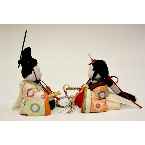 松時代物お雛様 雛人形 コンパクト ミニ サイズ ケース入り 初節句 伝統工芸士