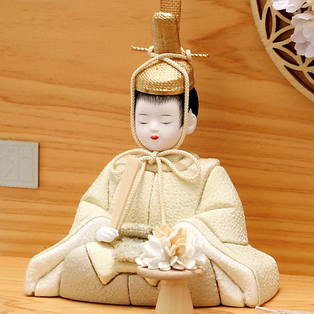 雛人形 コンパクト かわいい マンション モダン 白 女の子 ミニ