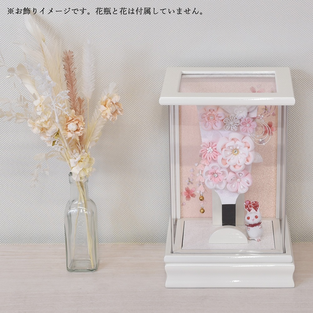 羽子板 コンパクト お祝い ミニ つまみ細工 おしゃれ 手作り