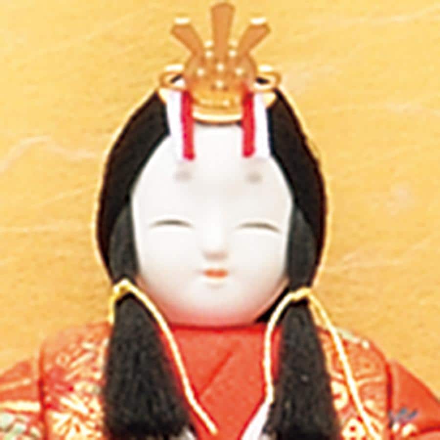 雛人形 木目込み 一秀 ひな人形 十五人飾 平安雛15号 木製三段セット