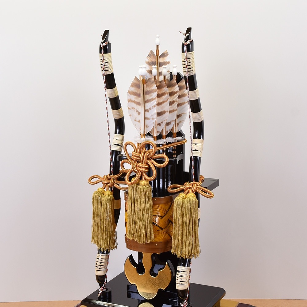 破魔弓 お祝い 破魔矢飾り 18号 慶雲 ケース飾り デザインケース