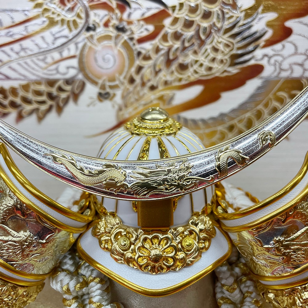 五月人形 コンパクト ケース飾り アクリル 名将 武将 伊達 政宗 兜飾り