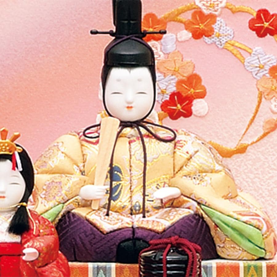 小さい　雛人形　木目込み雛　15人揃セット　松好作　共紙箱 マンションでも飾れる♩コンパクトな15人飾りの雛人形 | 人気の雛人形