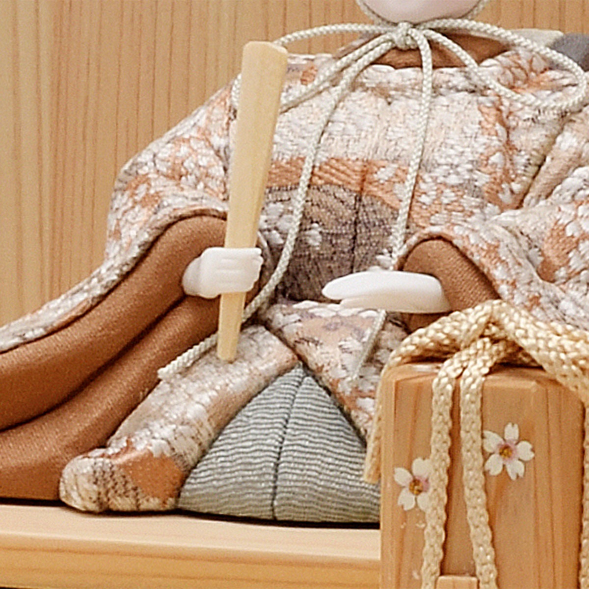 雛人形 コンパクト かわいい マンション 女の子 ベージュ ミニ