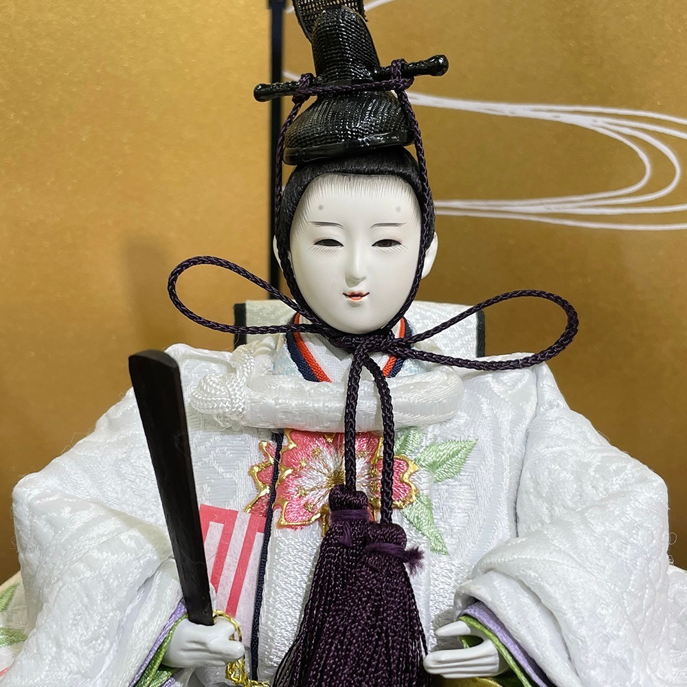 雛人形 久月 ひな人形 お祝い 収納飾り 収納式 銘木 黒檀 親王飾り 二
