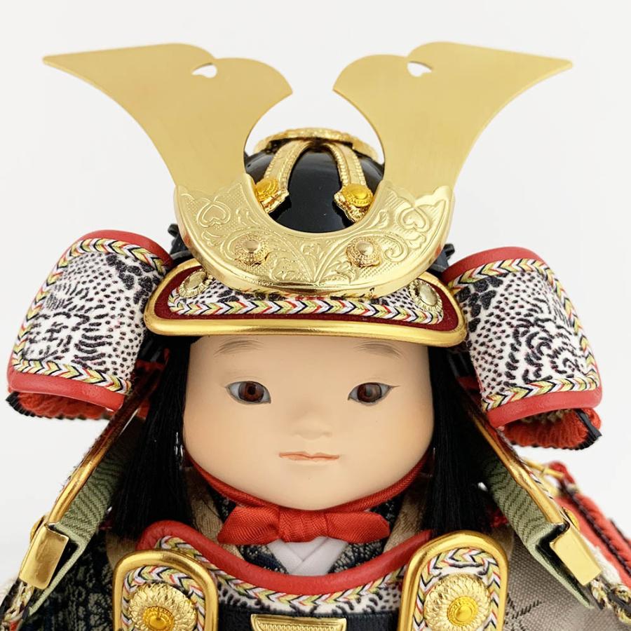 五月人形 5月人形 コンパクト 大将飾り ひかる 幸一匠作 ナチュラル