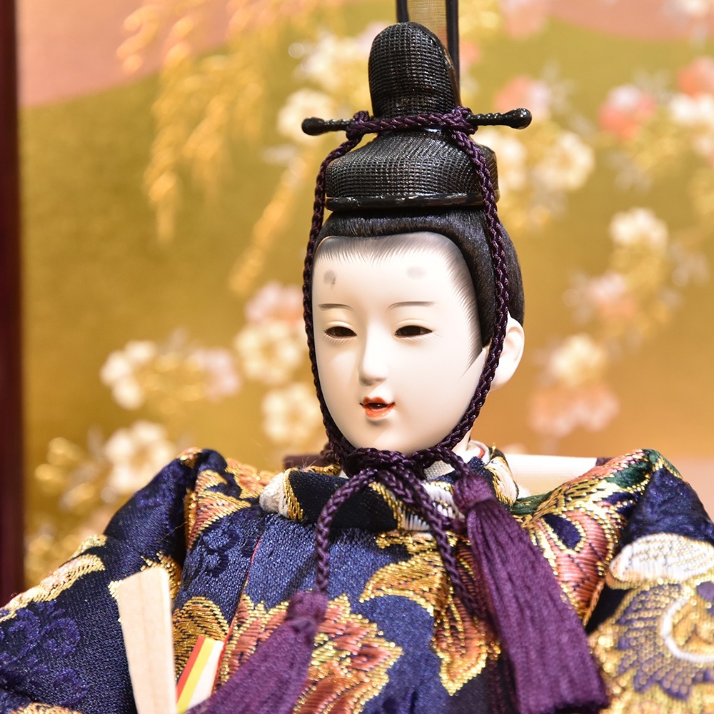 東京久月　雛人形　親王飾り収納セット・サイズ間口約６３×奥行約４１×高さ約５８㎝ 東京久月 雛人形 親王飾り収納セット・サイズ間口約63×奥行約41