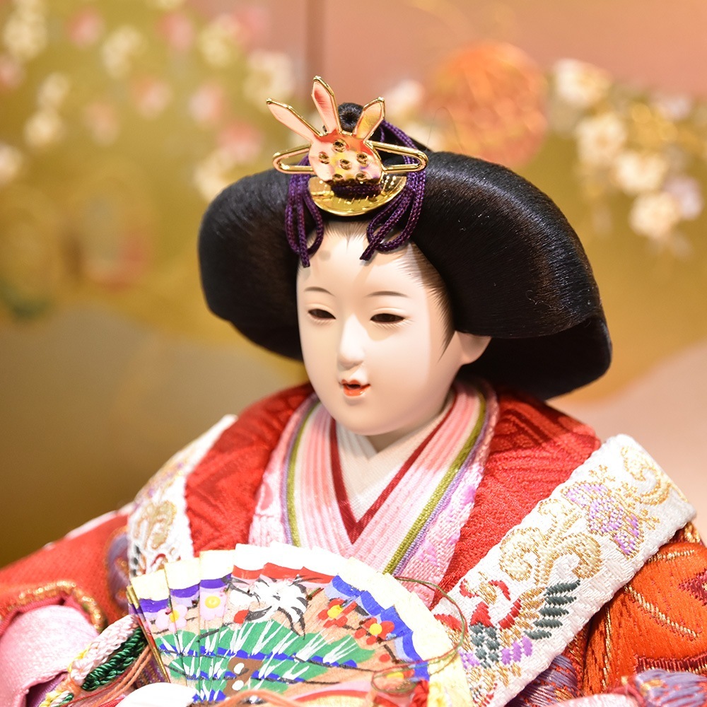 雛人形 久月 ひな人形 お祝い 収納飾り 収納式 親王飾り 二人