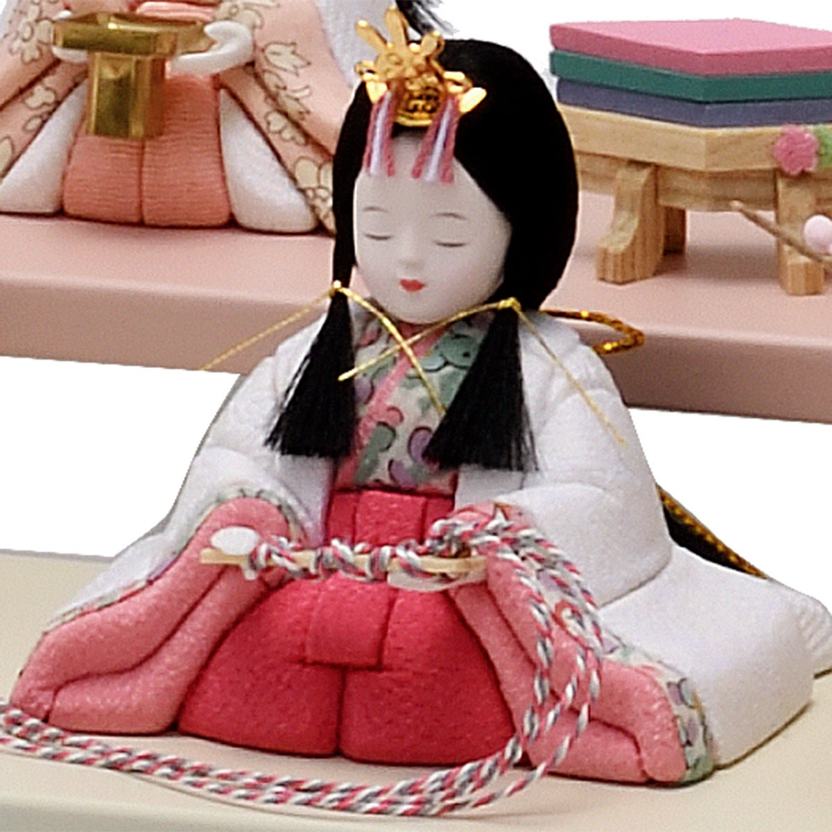 雛人形 コンパクト かわいい マンション 女の子 モダン ミニ カラフル