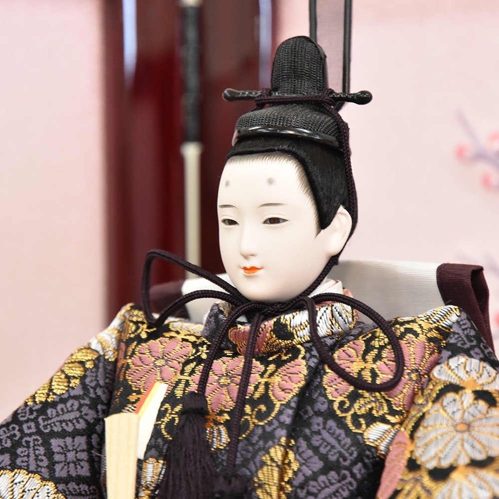 ⭐豪華西陣織 親王飾り 京人形師による着付けの有職雛⭐送料無料