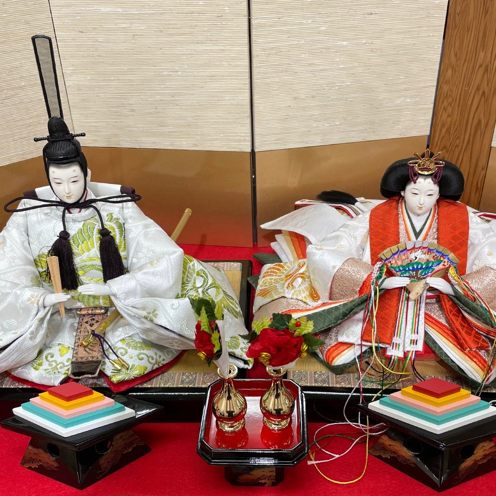 雛人形 久月 ひな人形 お祝い 三段飾り 段飾り 銘木 屋久杉 五人飾り 5