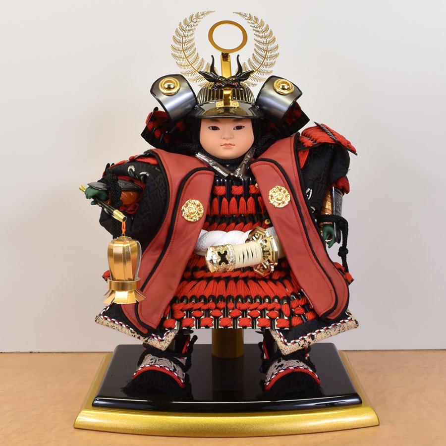 五月人形 コンパクト 大将飾り 子供大将 ケース飾り 名将 武将 6号