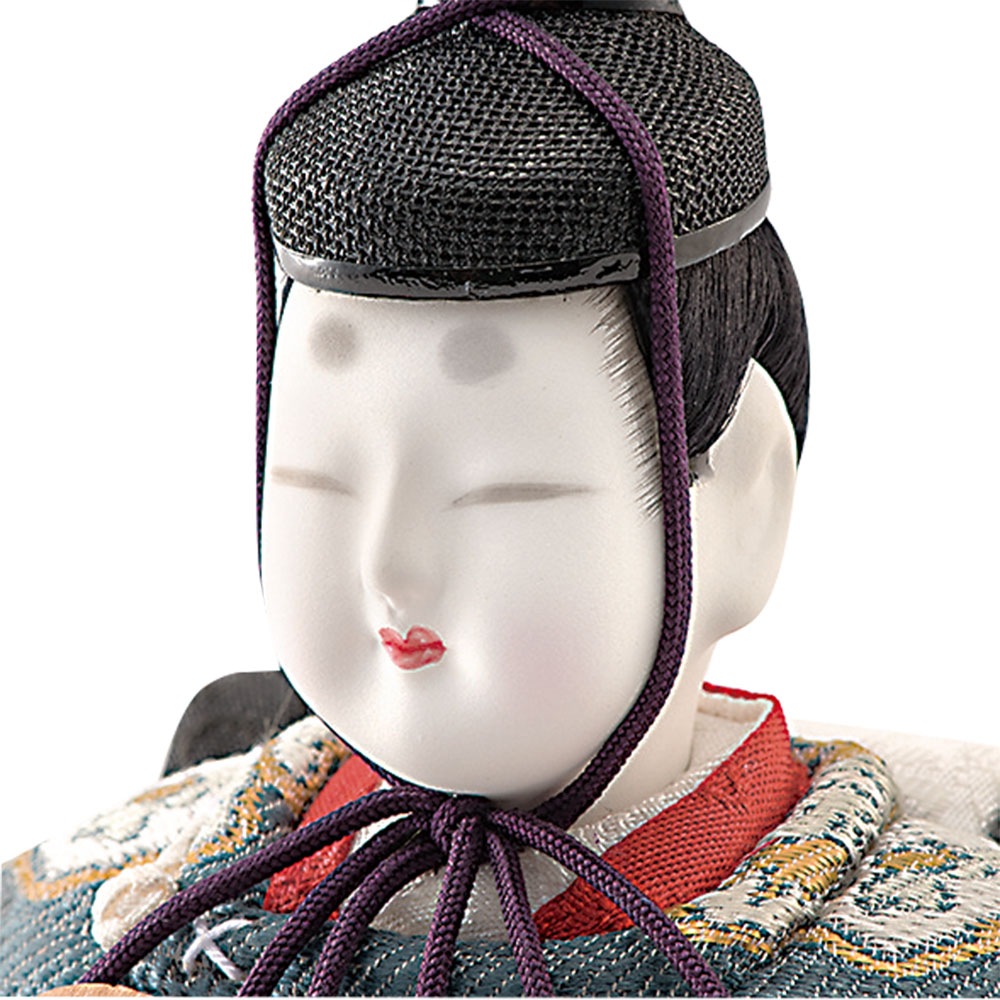 雛人形 真多呂 木目込み 高級 伝統的工芸品 逸品本金立雛・佐賀錦親王