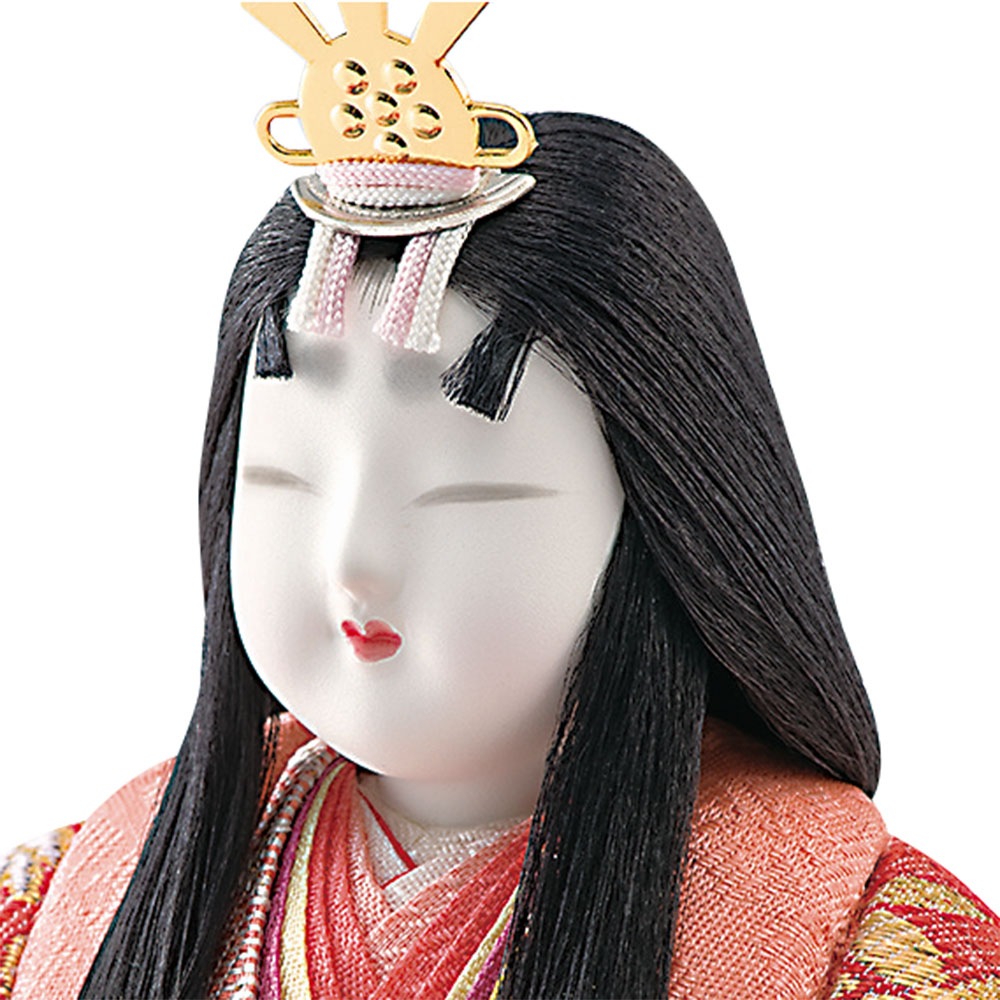 佐賀錦 木目込み雛人形 真多呂人形 | 雛人形,立雛 本金佐賀錦 扇面立雛セット | 雛人形
