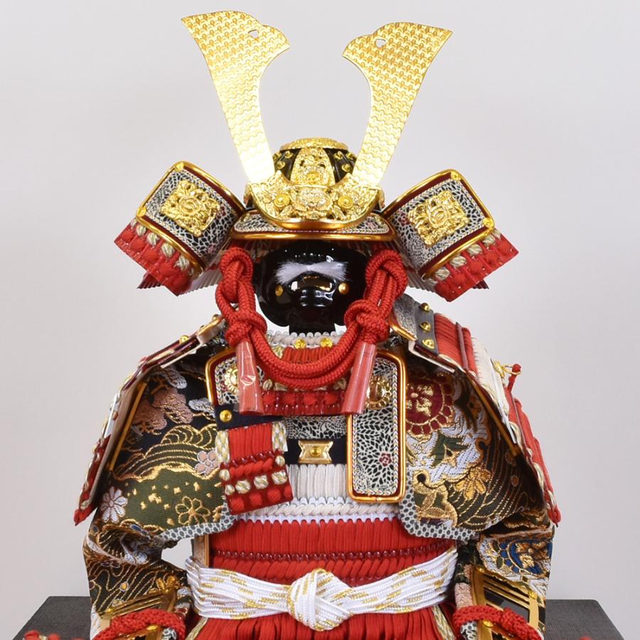 五月人形 久月 鎧 鎧飾り大鎧 5月人形 おしゃれ コンパクト 赤 兜 弓