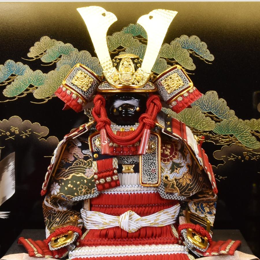 五月人形 久月 鎧 鎧飾り大鎧 5月人形 おしゃれ コンパクト 赤 兜 弓