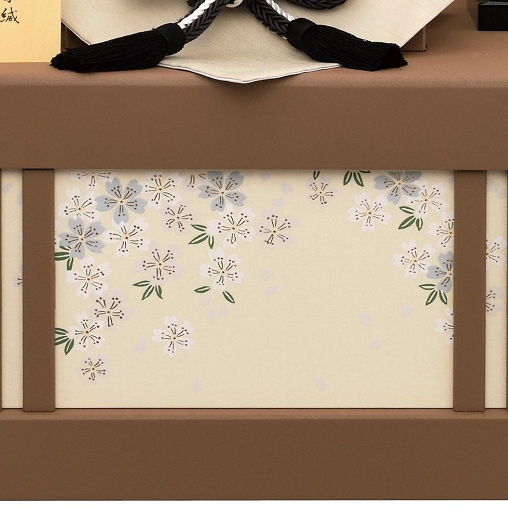 五月人形 お祝い 初節句 コンパクト 兜飾り 収納飾り 10号 紫段兜