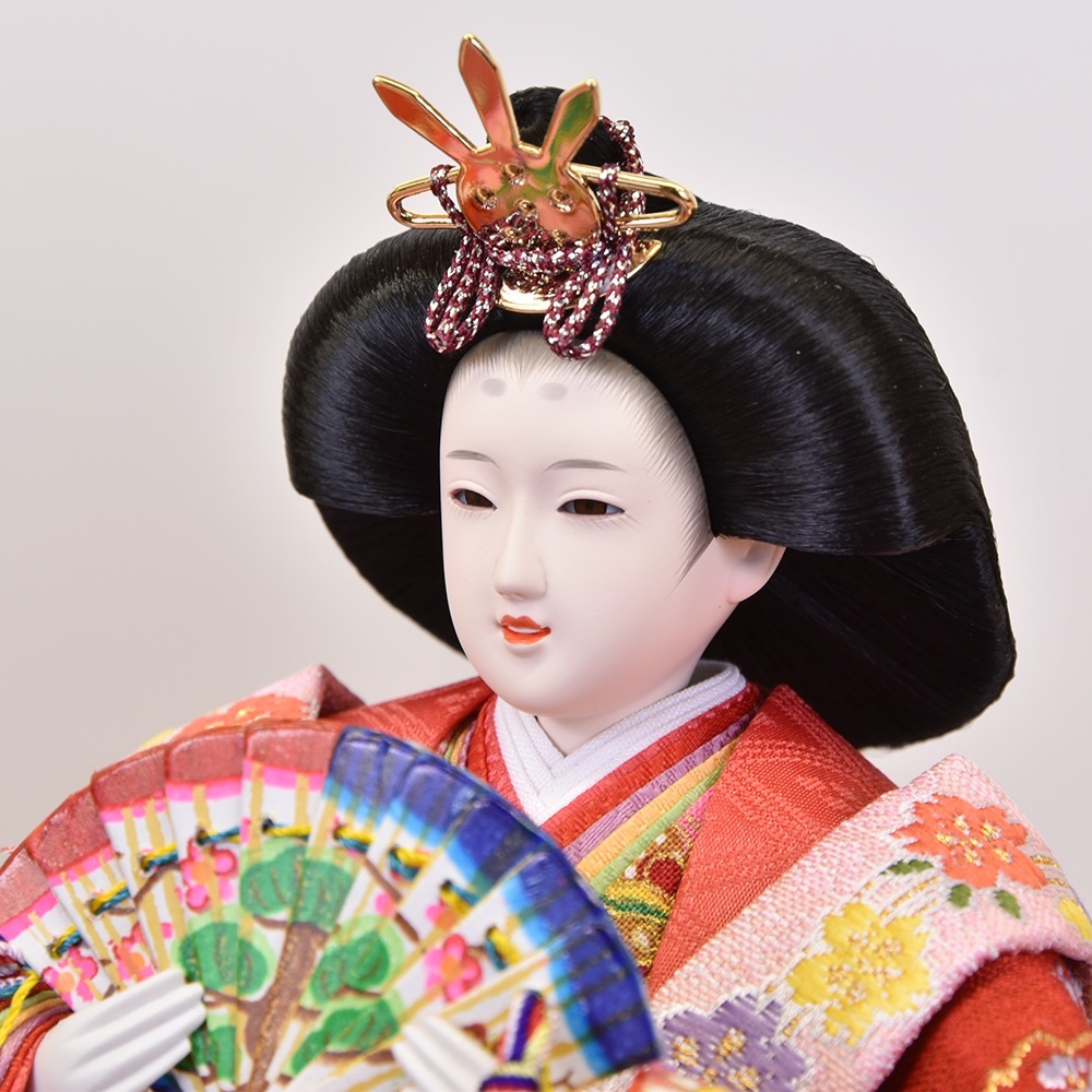 雛人形 久月 ひな人形 お祝い ケース飾り かわいい 親王飾り ケース 