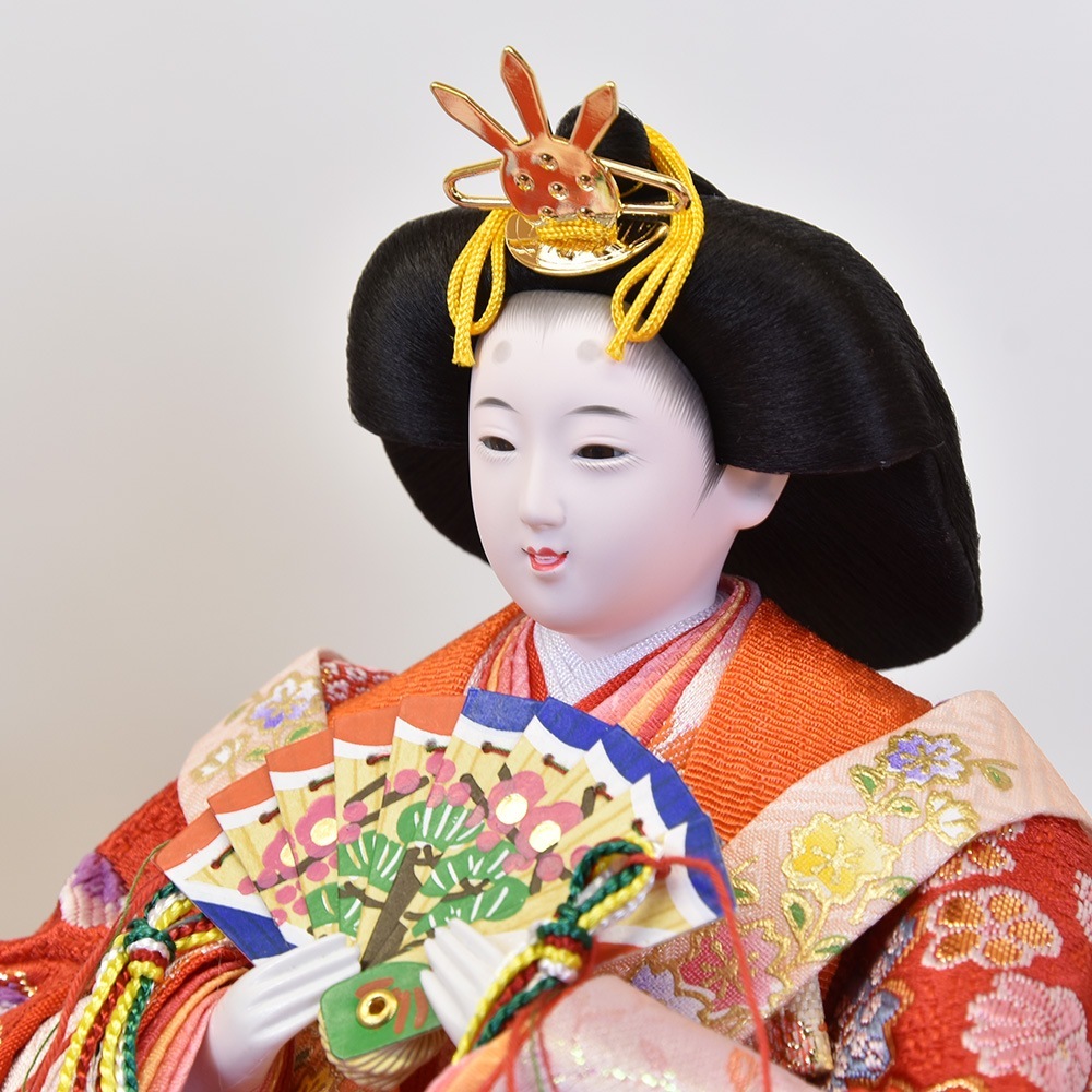 美品 雛人形 親王飾 人形の久月 ガラスケース入り 防虫剤付き 美品 雛人形 親王飾 人形の久月 ガラスケース入り 防虫剤付き
