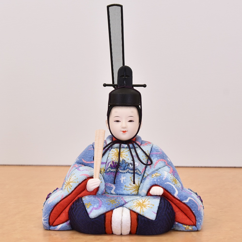 雛人形 久月 木目込み 収納飾り 五人飾り 虹彩 ほのか コンパクト