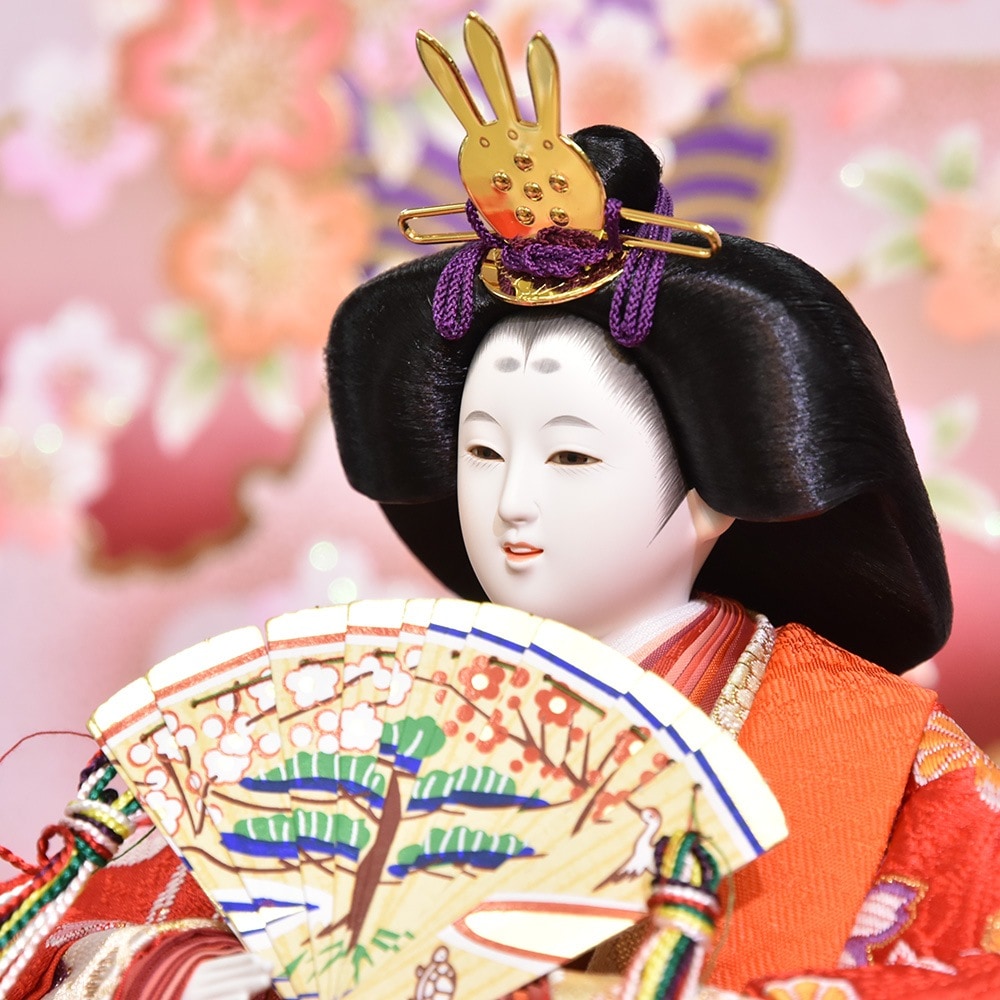 雛人形 久月 木製段飾り ひな人形 3段飾り 初節句飾り お祝 三