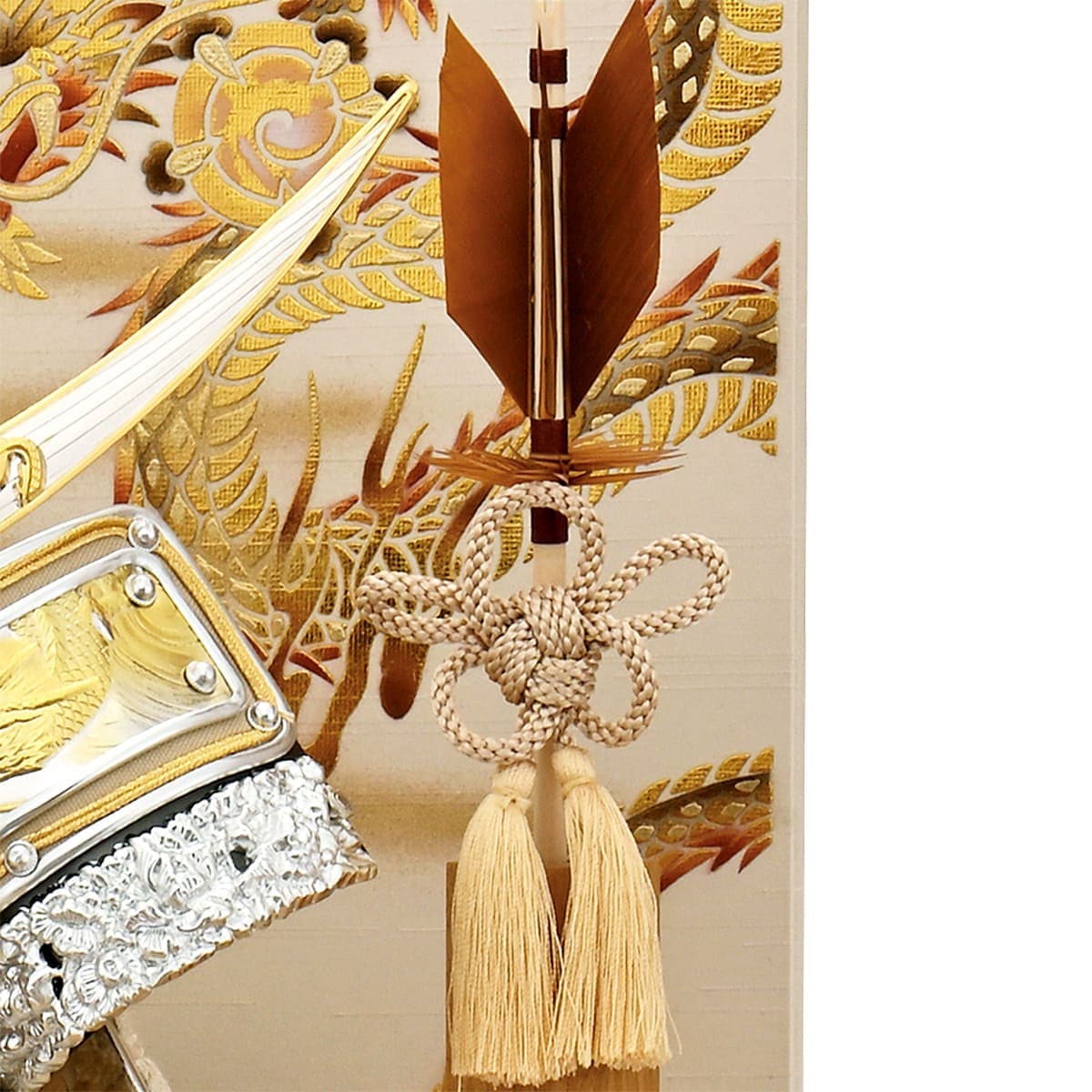 五月人形 収納飾り コンパクト 伊達 兜飾り ミニ おしゃれ 金 モダン