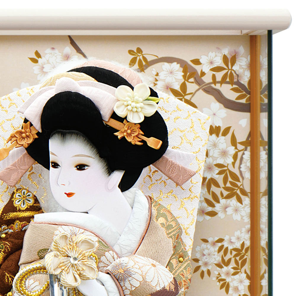 羽子板ケース　大型　30号　舞姫　オルゴール 楽天市場】羽子板 初正月 吉徳大光 コンパクト ケース飾り 8号 淡色