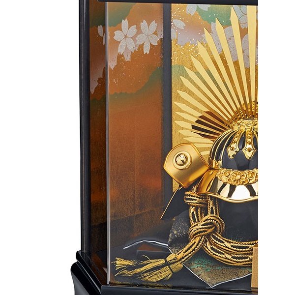 【展示品限り】五月人形　兜　豊臣秀吉　収納飾り　※閉店セール　S41 五月人形 K-25 豊臣秀吉 兜収納飾り｜雛人形、五月人形、羽子板