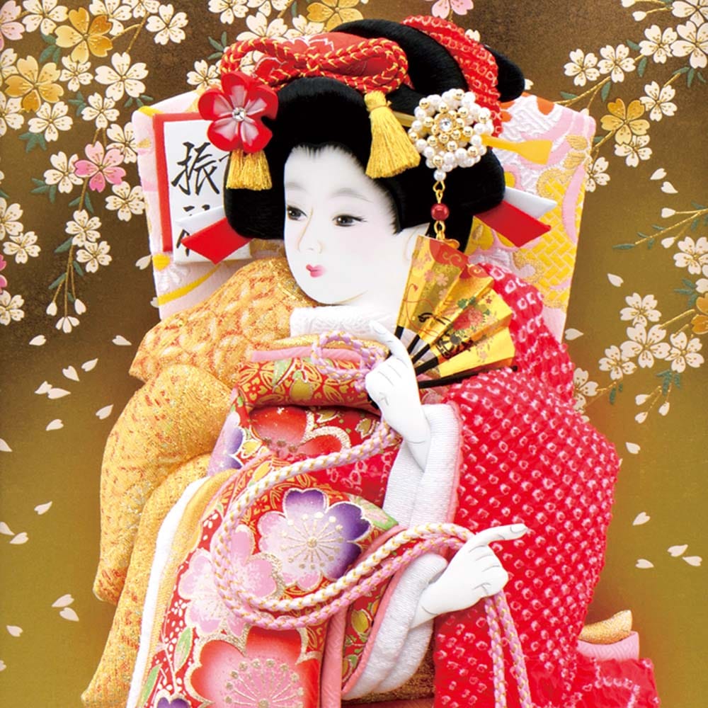 羽子板 お祝い 9号 春日 ガラスケース おしゃれ かわいい 可愛い