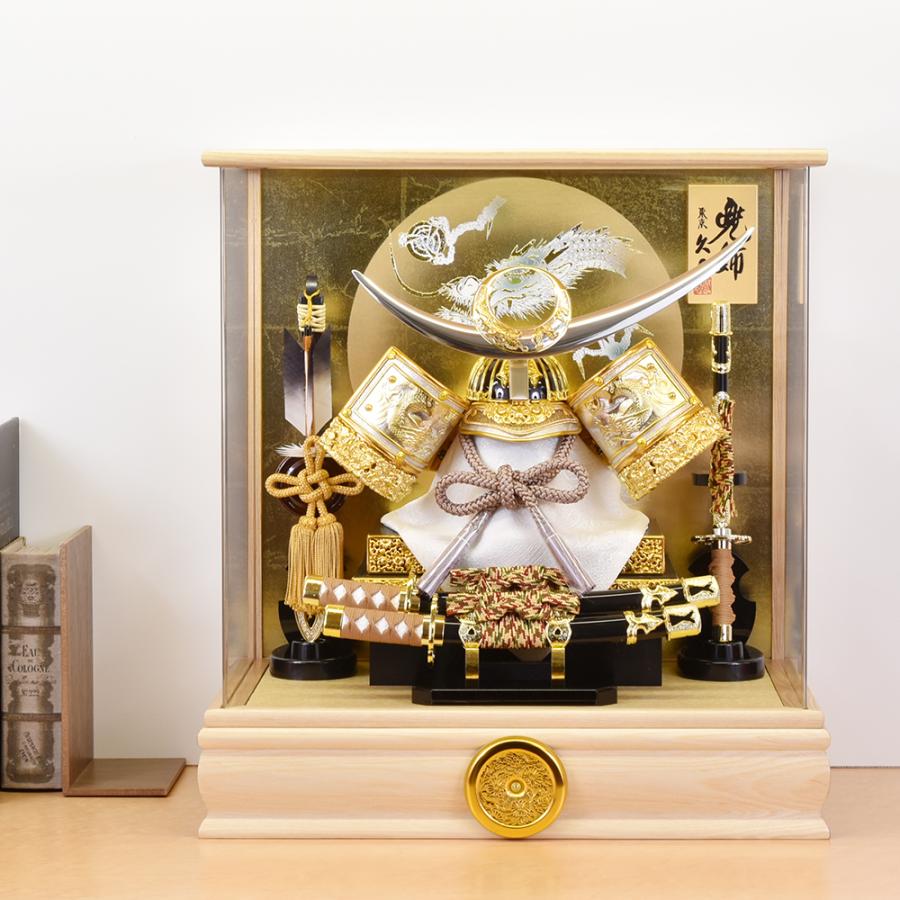 東京久月　五月人形　兜飾り　白木アクリルケース入 東京久月 五月人形 兜飾り 白木アクリルケース入 【公式通販】