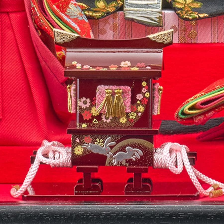 雛人形 ケース飾り ひな人形 コンパクト おしゃれ お雛様 月結 三五