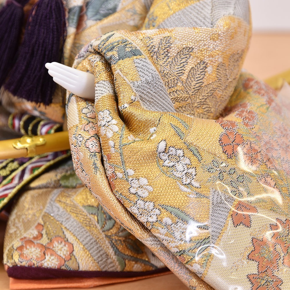 雛人形 本袋帯 帯地 ひな人形 初節句飾り 平飾り 高級 お雛様 親王飾り