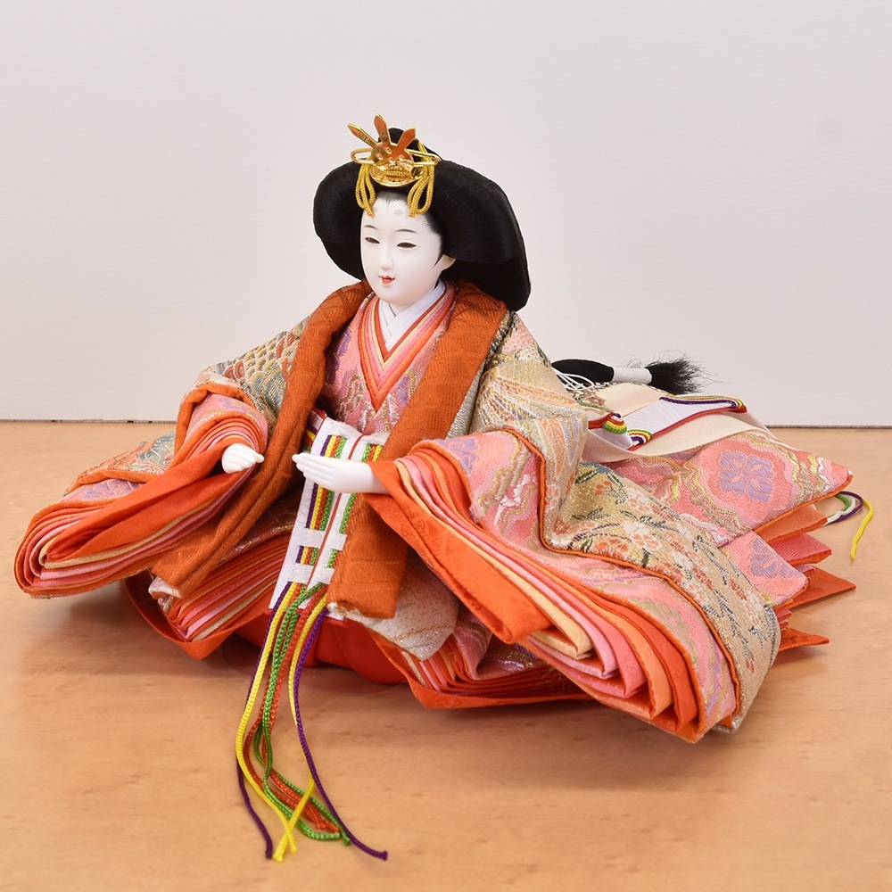 雛人形 本袋帯 帯地 ひな人形 初節句飾り 平飾り 高級 お雛様 親王飾り