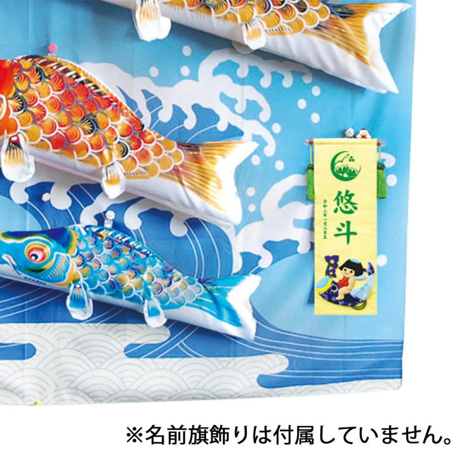 鯉のぼり こいのぼり コンパクト キャンバス鯉 祝（いわい）京錦 室内