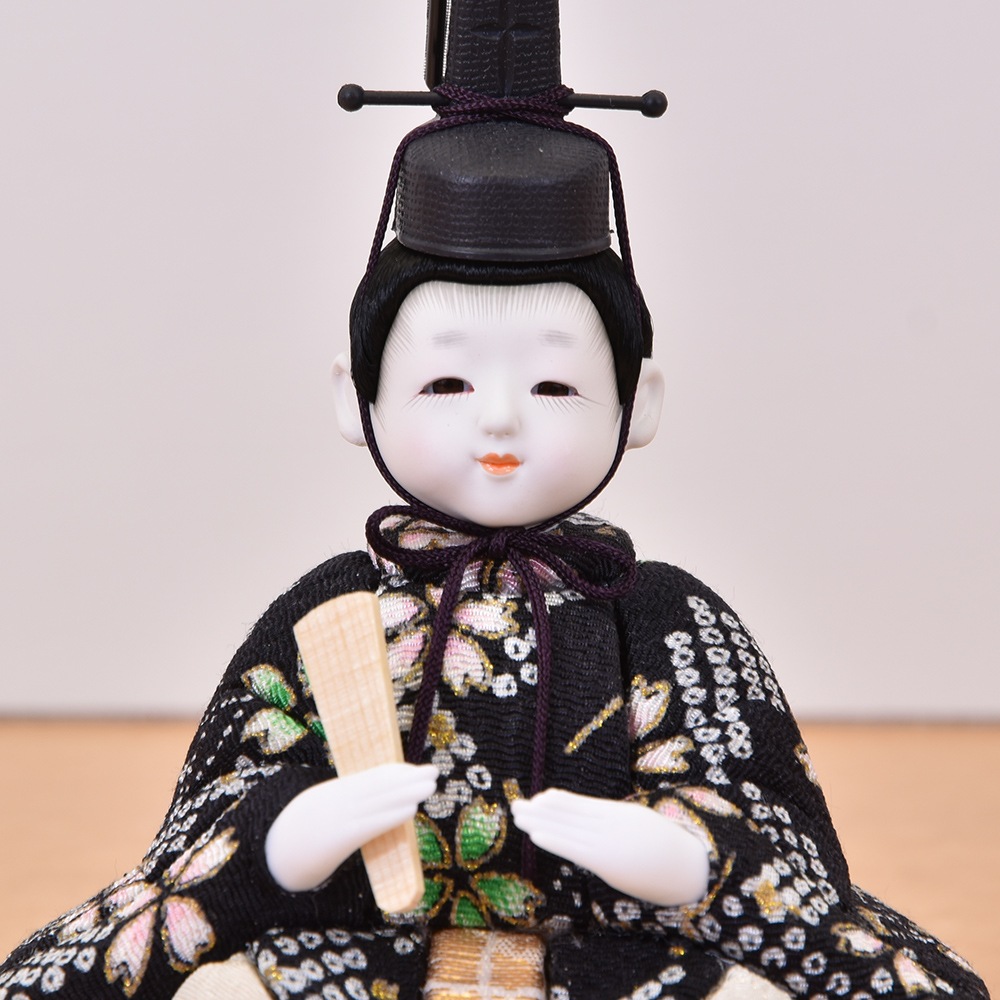 雛人形 ひな人形 お祝い 選べる 木目込み 丸型 台付き 恵 10人飾り