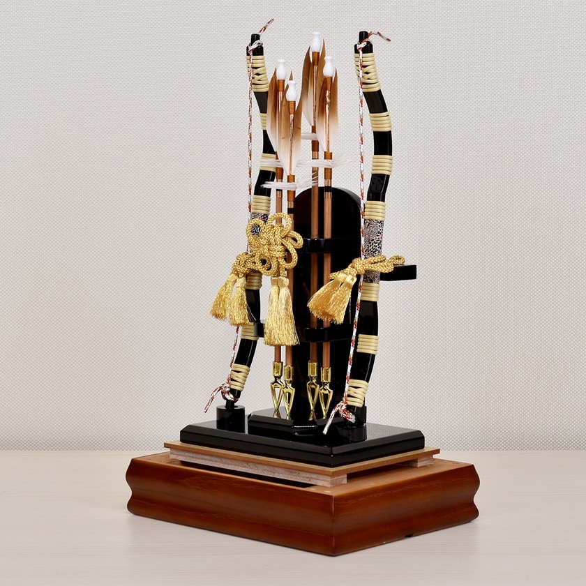 破魔弓 ケース飾り 10号 蓬莱 ガラスケース 破魔矢飾り おしゃれ 初