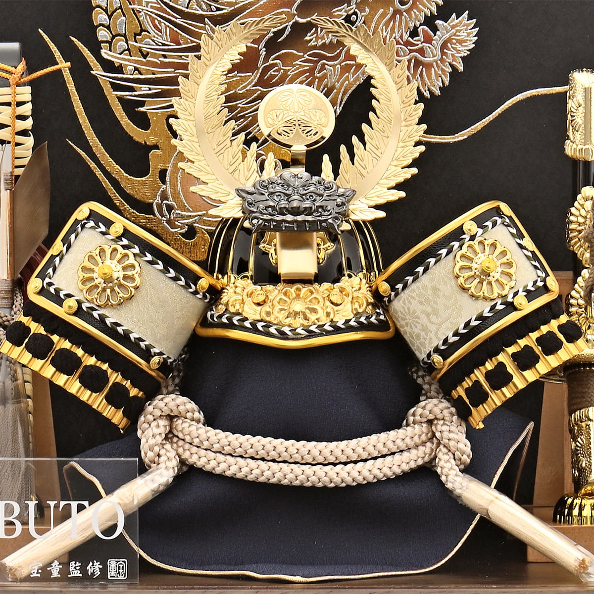 五月人形 徳川 兜 ケース飾り コンパクト ケース入り 兜飾り ミニ