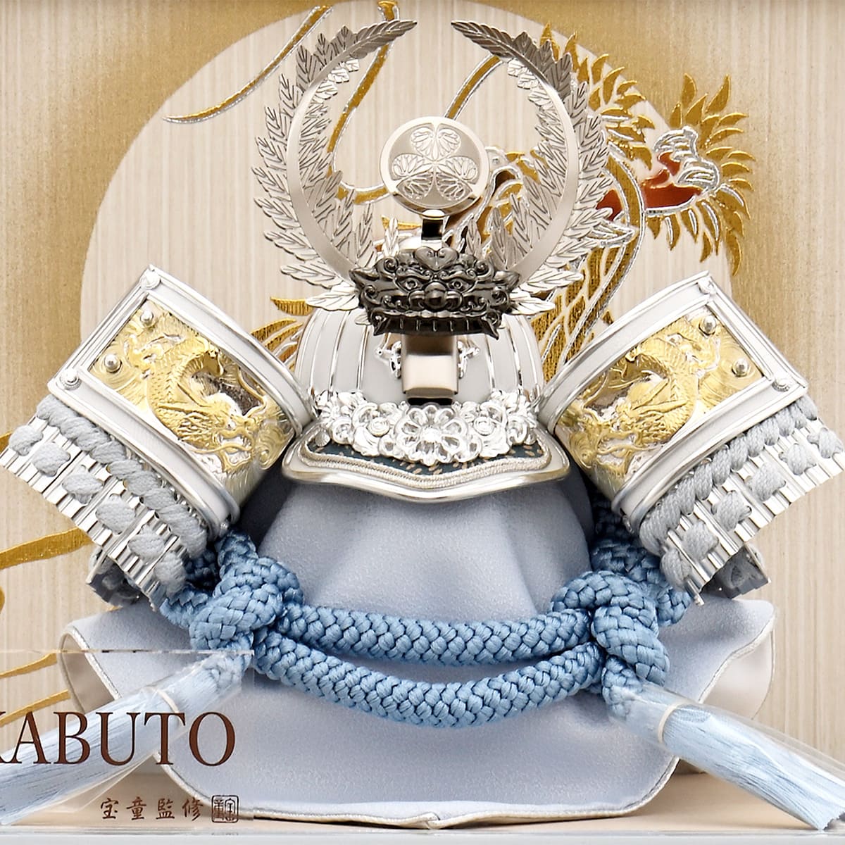 五月人形 ケース飾り かぶと 徳川 コンパクト 兜飾り ミニ おしゃれ