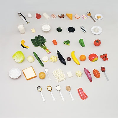 栄養指導用 食品サンプル（6つの基礎食品群）