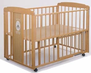 ベビーベッド スライド式