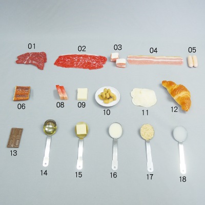 栄養指導用 食品サンプル（脂質(脂肪)の多い食品）