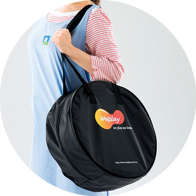 Weplay 平均台　ウェイブバランス　収納バッグ付き　知育玩具 ウェイブバランス平均台・ストーン（収納バッグ付）