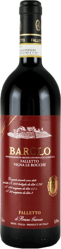  ファレット　ディ　ブルーノ　ジャコーザ<br>バローロ　ファレット　ヴィーニャ　レ　ロッケ　リゼルヴァ[2014]