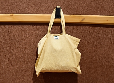 cask　野菜残り染めトートバック（玉ねぎ）