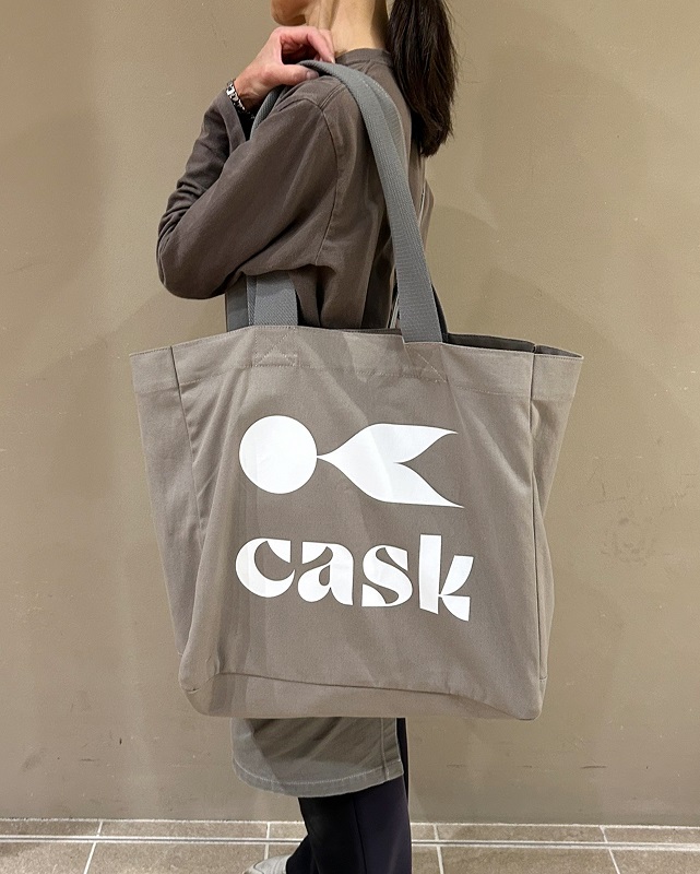 cask　キャンバストートバッグ（グレー）